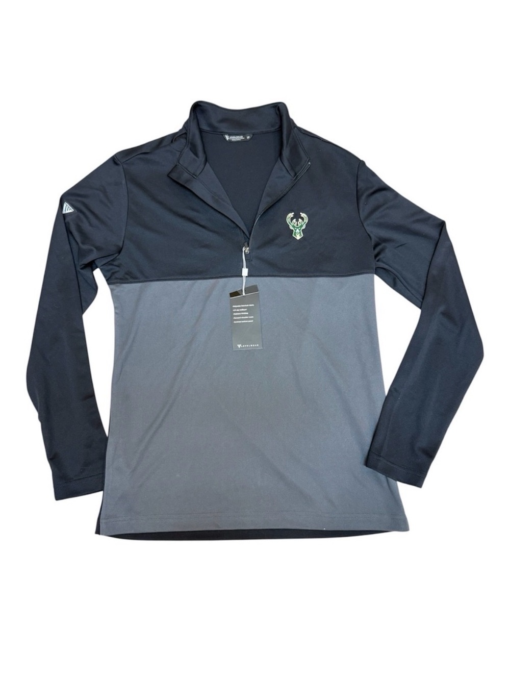 Men’s Milwaukee Bucks Half-Zip Pullover Levelwear